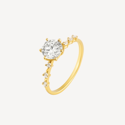 Princess Diana Ring 18K Guldbelagt