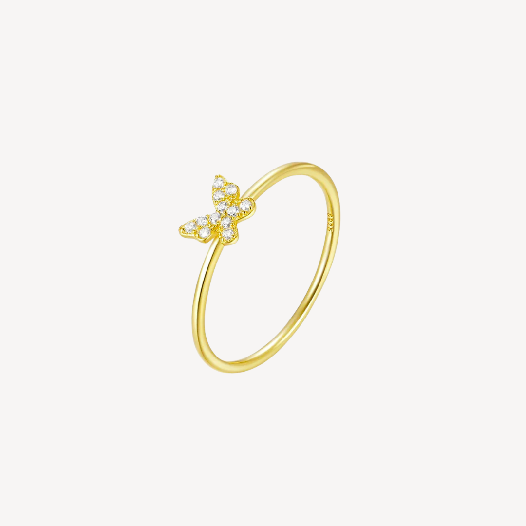 Angelic Butterfly Ring 18K Guldbelagt