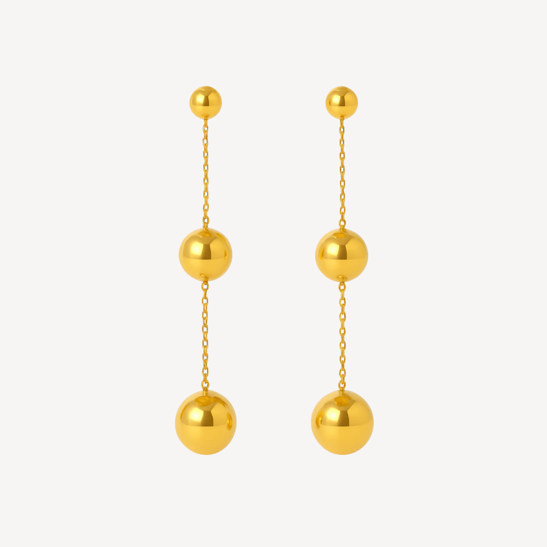 Bubbly Øreringe 18K Guldbelagt