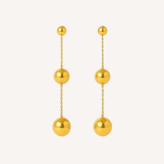 Bubbly Øreringe 18K Guldbelagt