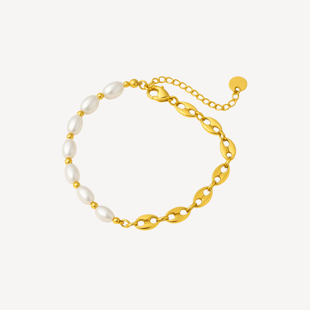 Pearl Fusion Armband 18K Guldbelagt