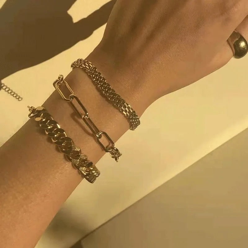 Panser Armbånd 18K Guldbelagt