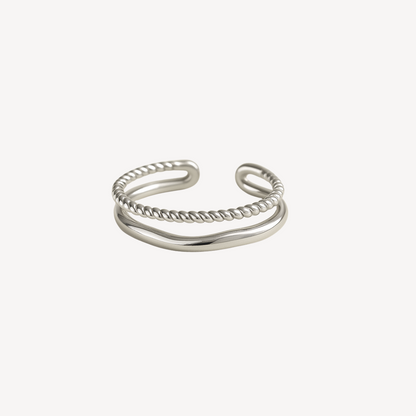 Braided Ring Sterling Sølv
