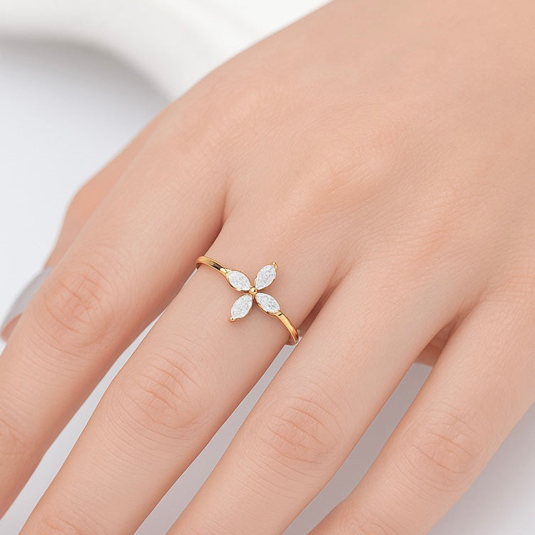 Blossom Ring 18K Guldbelagt