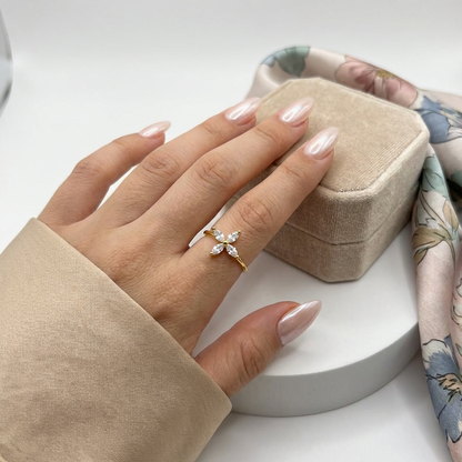 Blossom Ring 18K Guldbelagt