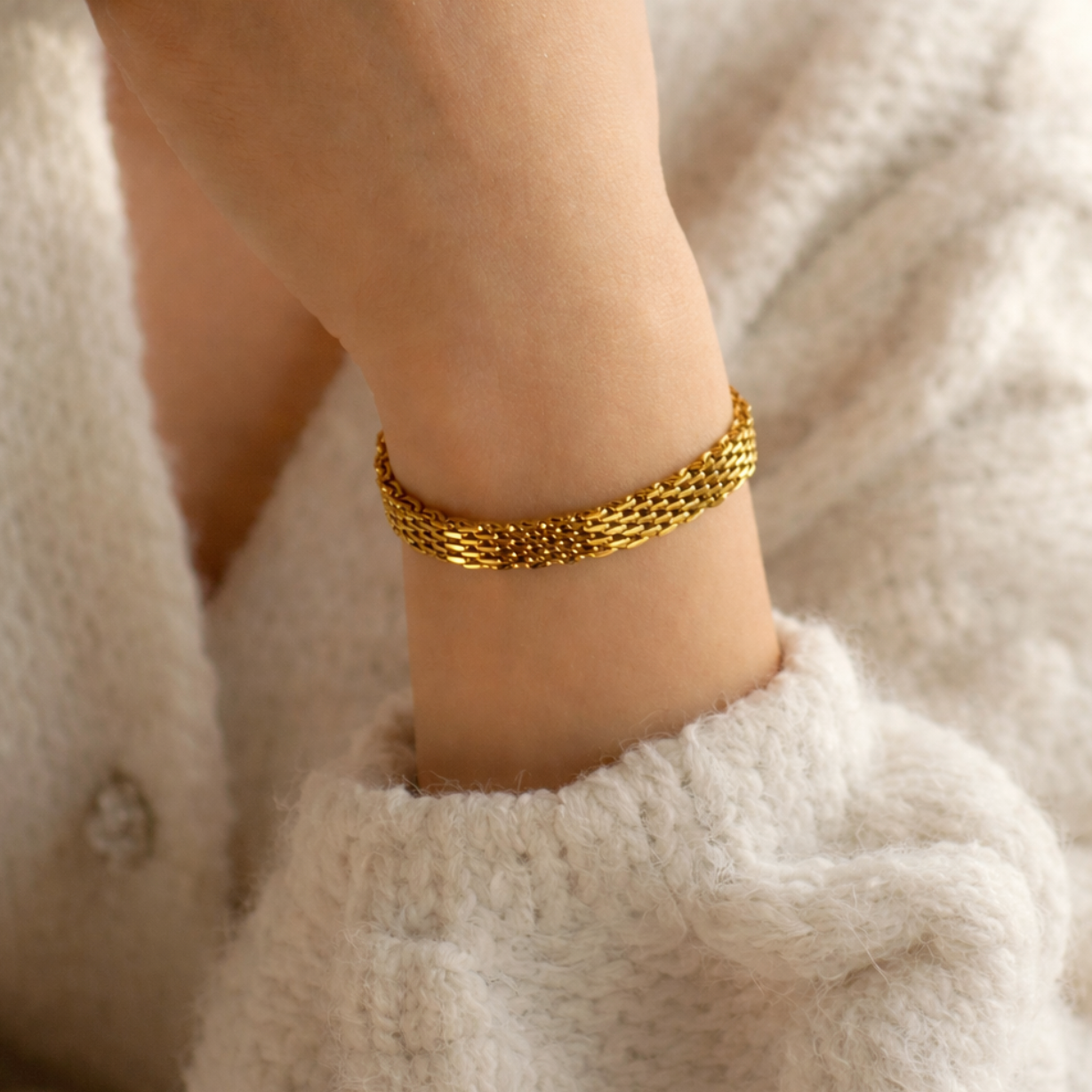 Panser Armbånd 18K Guldbelagt