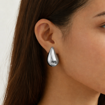 Waterdrop Øreringe 18K Guldbelagt